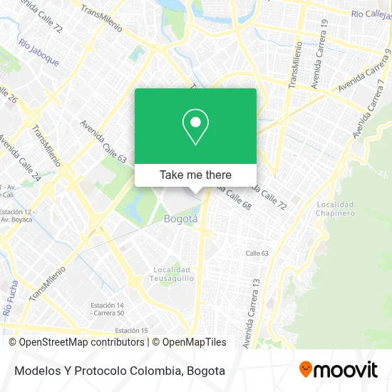 Modelos Y Protocolo Colombia map