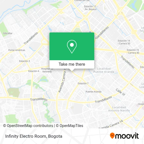 Infinity Electro Room map