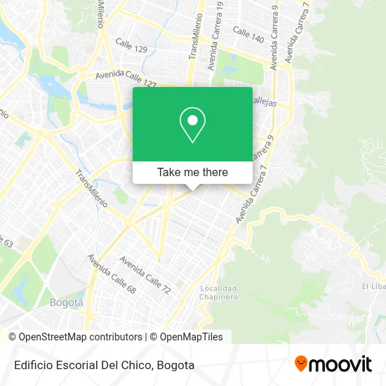 Edificio Escorial Del Chico map