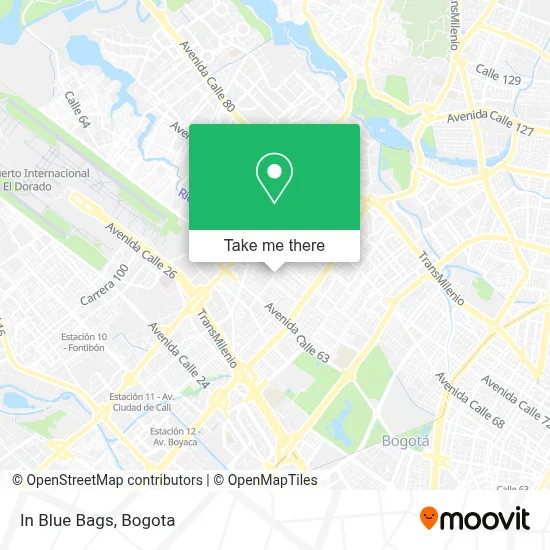 In Blue Bags map