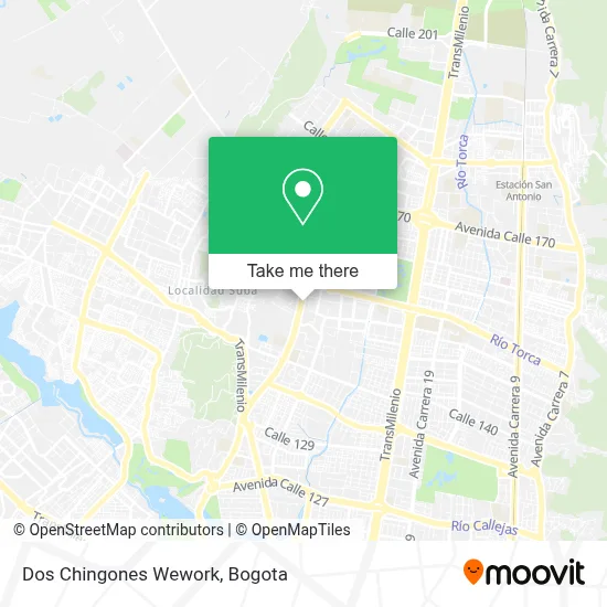 Dos Chingones Wework map