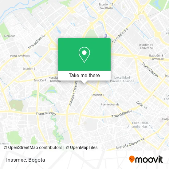 Inasmec map