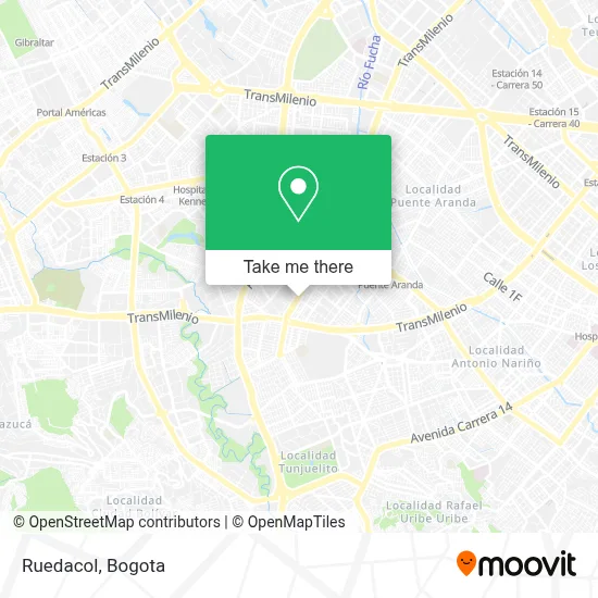 Ruedacol map