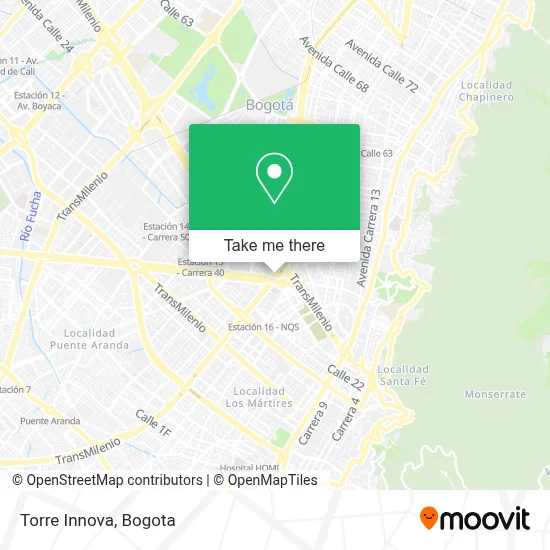 Torre Innova map
