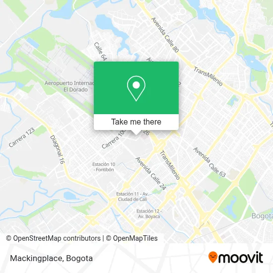 Mackingplace map