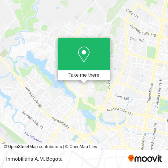 Inmobiliaria A.M map
