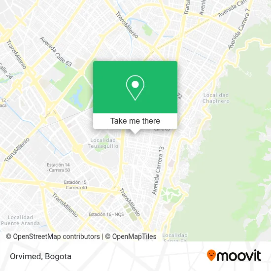 Orvimed map
