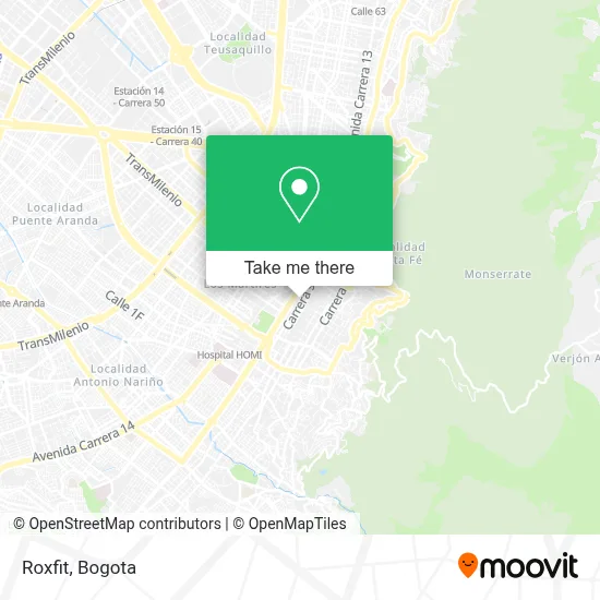Roxfit map