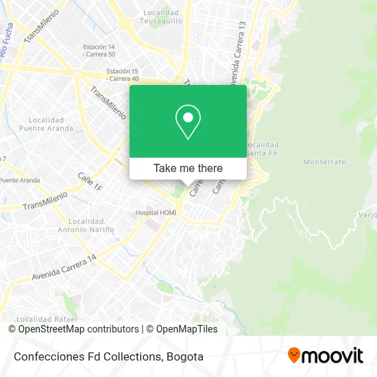 Confecciones Fd Collections map