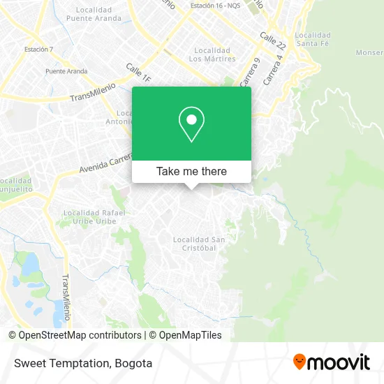 Sweet Temptation map