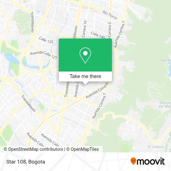 Star 108 map