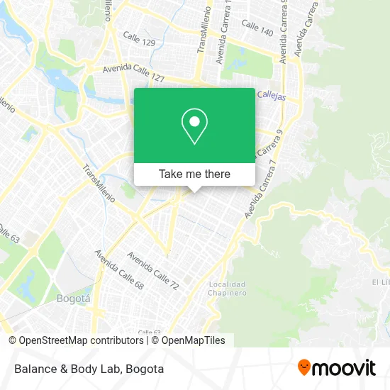 Balance & Body Lab map