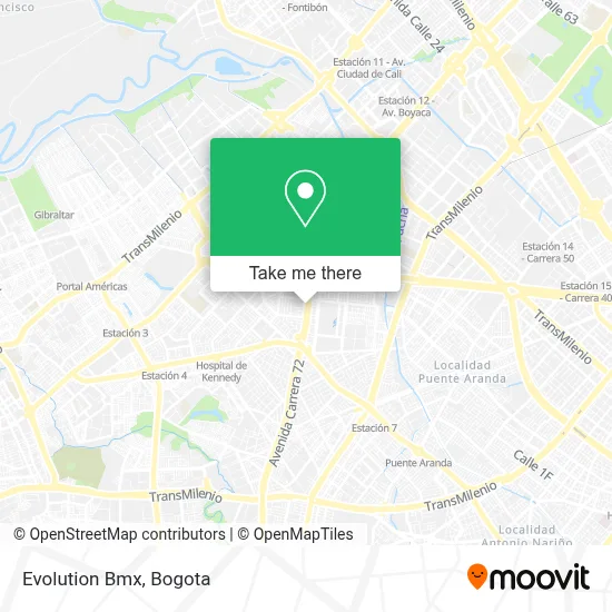 Evolution Bmx map