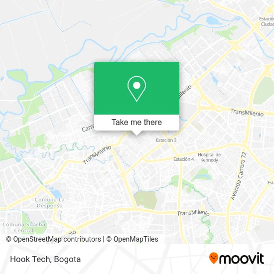 Hook Tech map