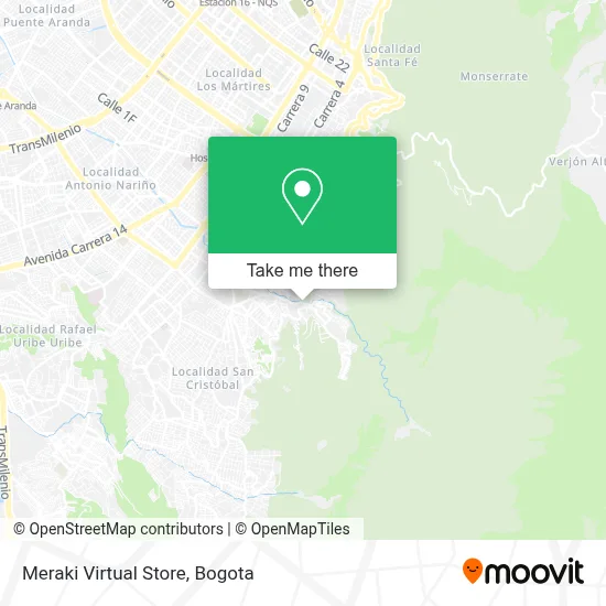 Meraki Virtual Store map