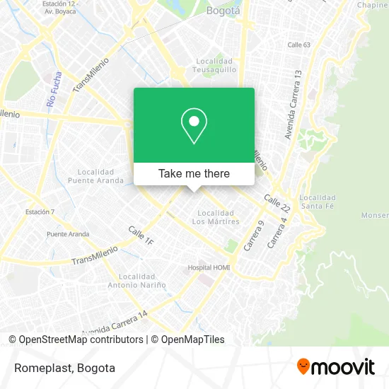 Romeplast map