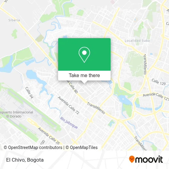El Chivo map