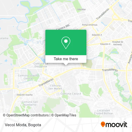 Vecol Moda map