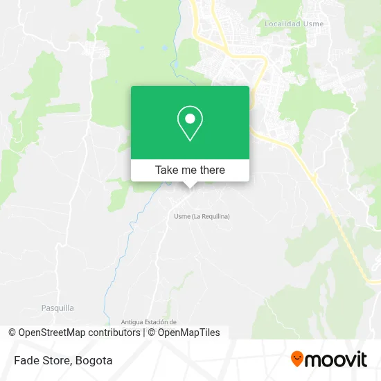 Fade Store map