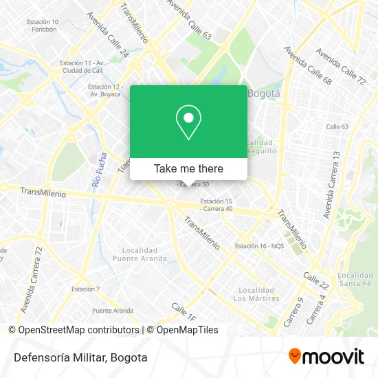 Defensoría Militar map