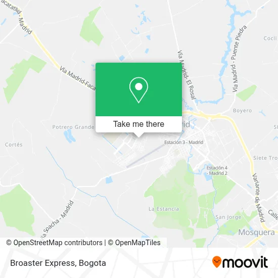 Broaster Express map