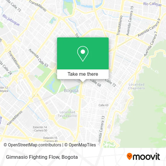 Gimnasio Fighting Flow map