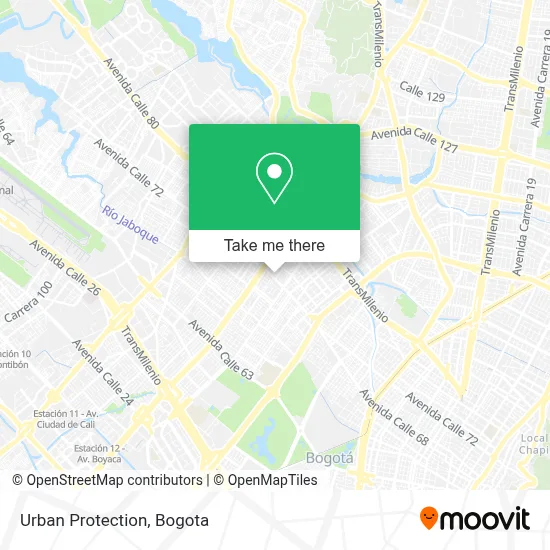Urban Protection map