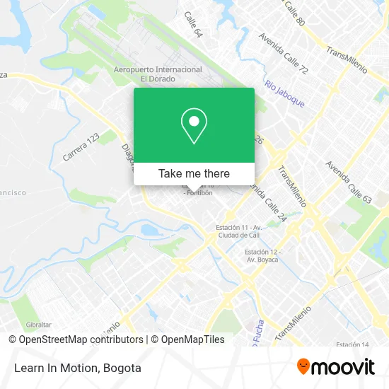 Learn In Motion map