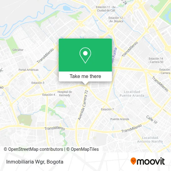 Inmobiliaria Wgr map