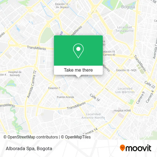 Alborada Spa map