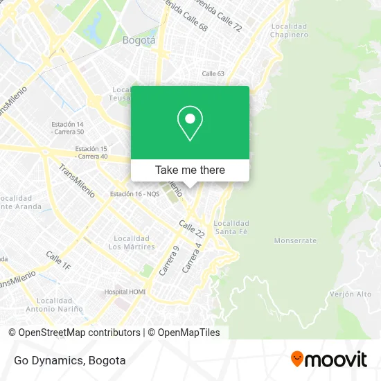 Go Dynamics map