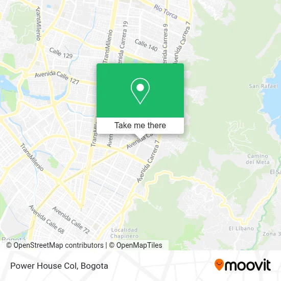 Power House Col map