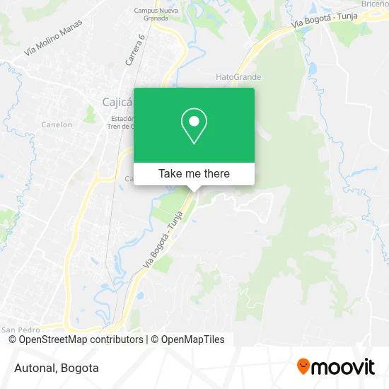 Autonal map