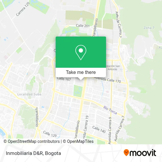 Inmobiliaria D&R map
