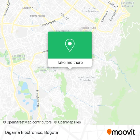 Digama Electronics map