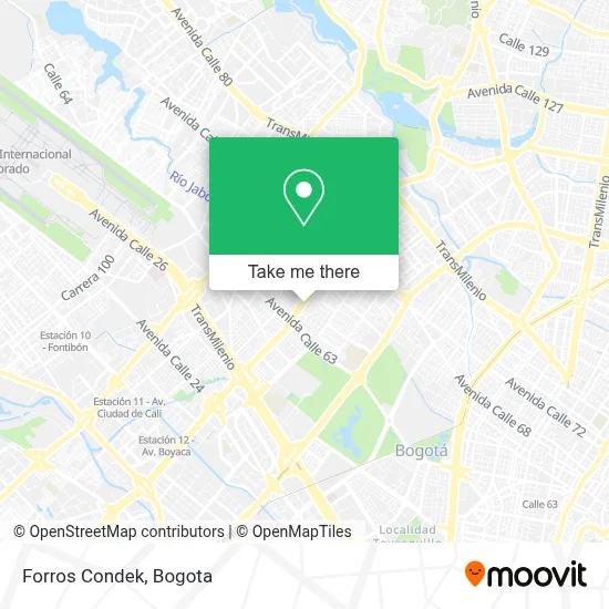 Forros Condek map