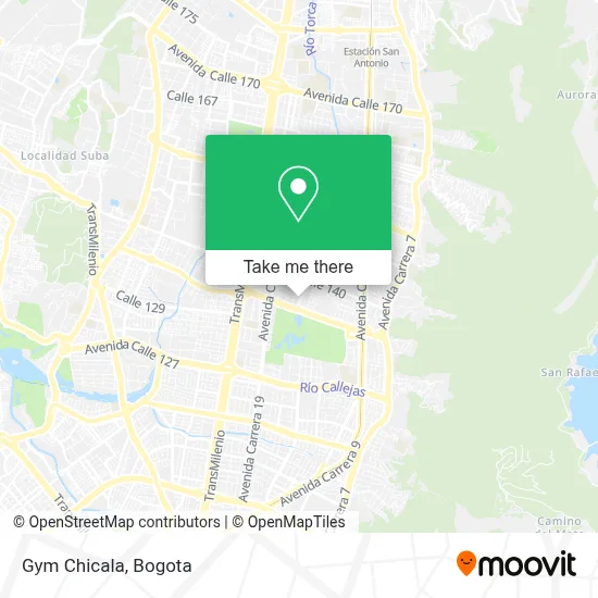 Gym Chicala map