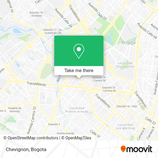Chevignon map