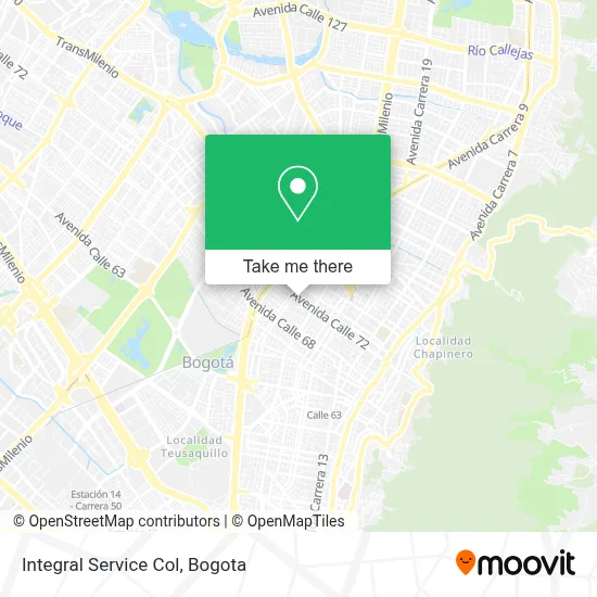 Integral Service Col map