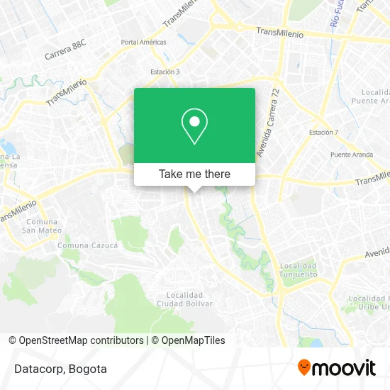 Datacorp map