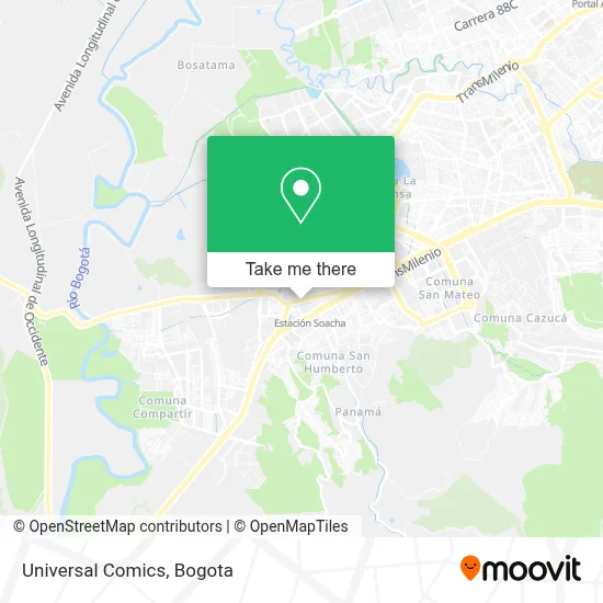 Universal Comics map
