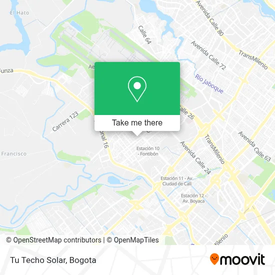 Tu Techo Solar map