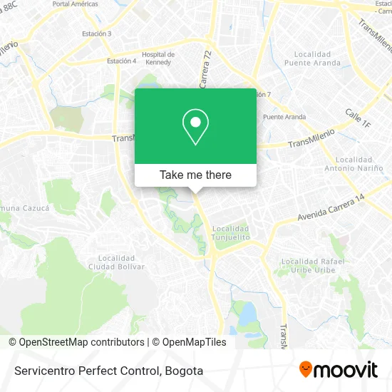 Servicentro Perfect Control map
