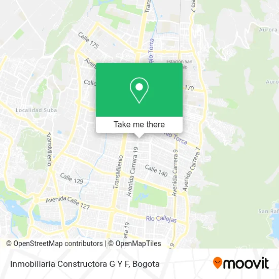 Inmobiliaria Constructora G Y F map