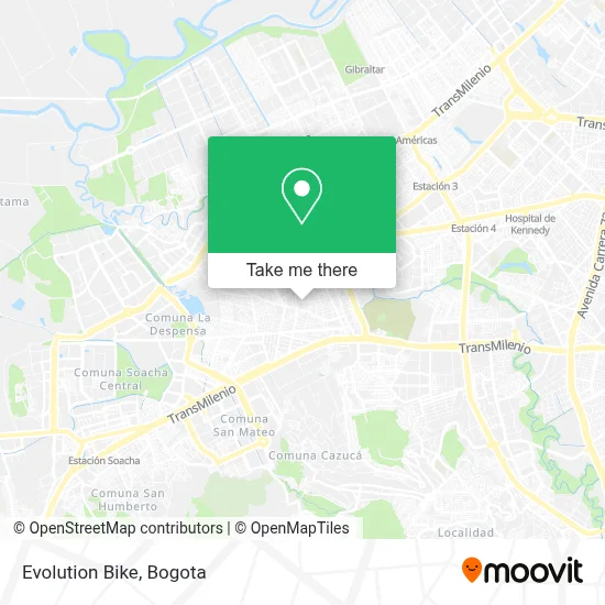 Evolution Bike map