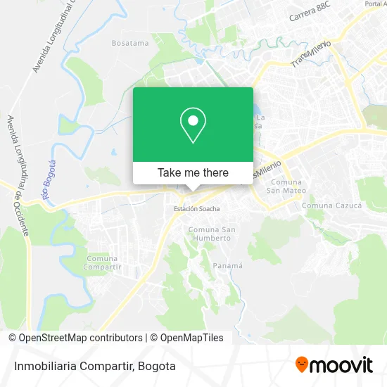 Inmobiliaria Compartir map