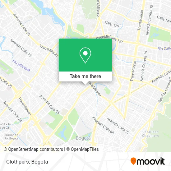 Clothpers map