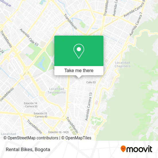 Rental Bikes map