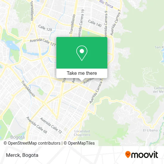 Merck map
