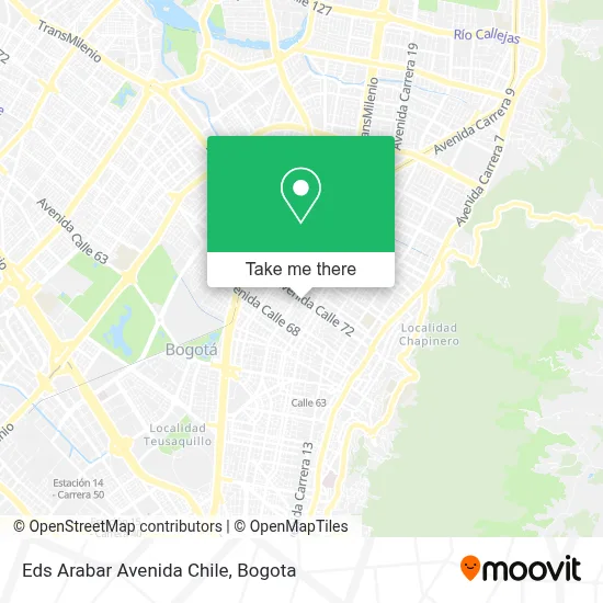 Eds Arabar Avenida Chile map